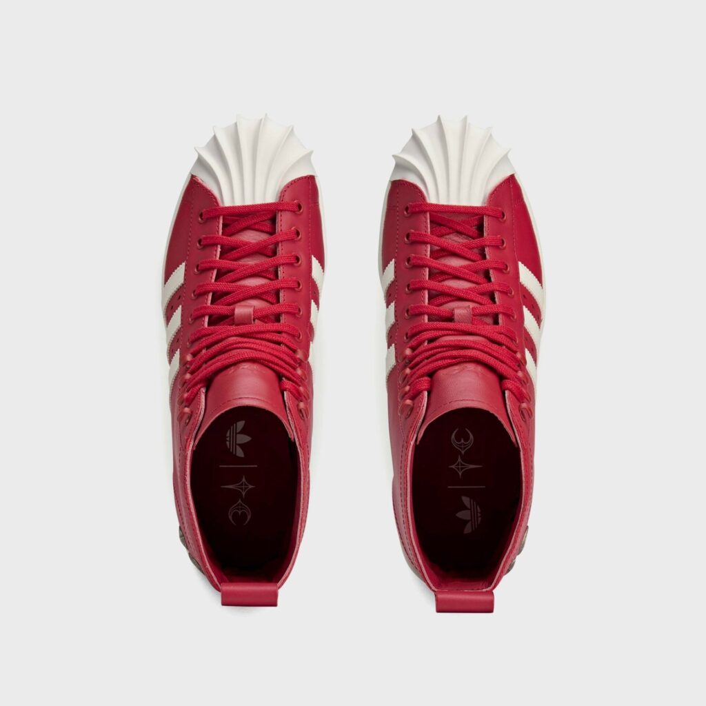 Кроссовки adidas x Thug Club Superstar Luxe - Red / Off White / Red