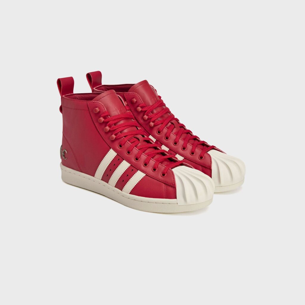 Кроссовки adidas x Thug Club Superstar Luxe - Red / Off White / Red