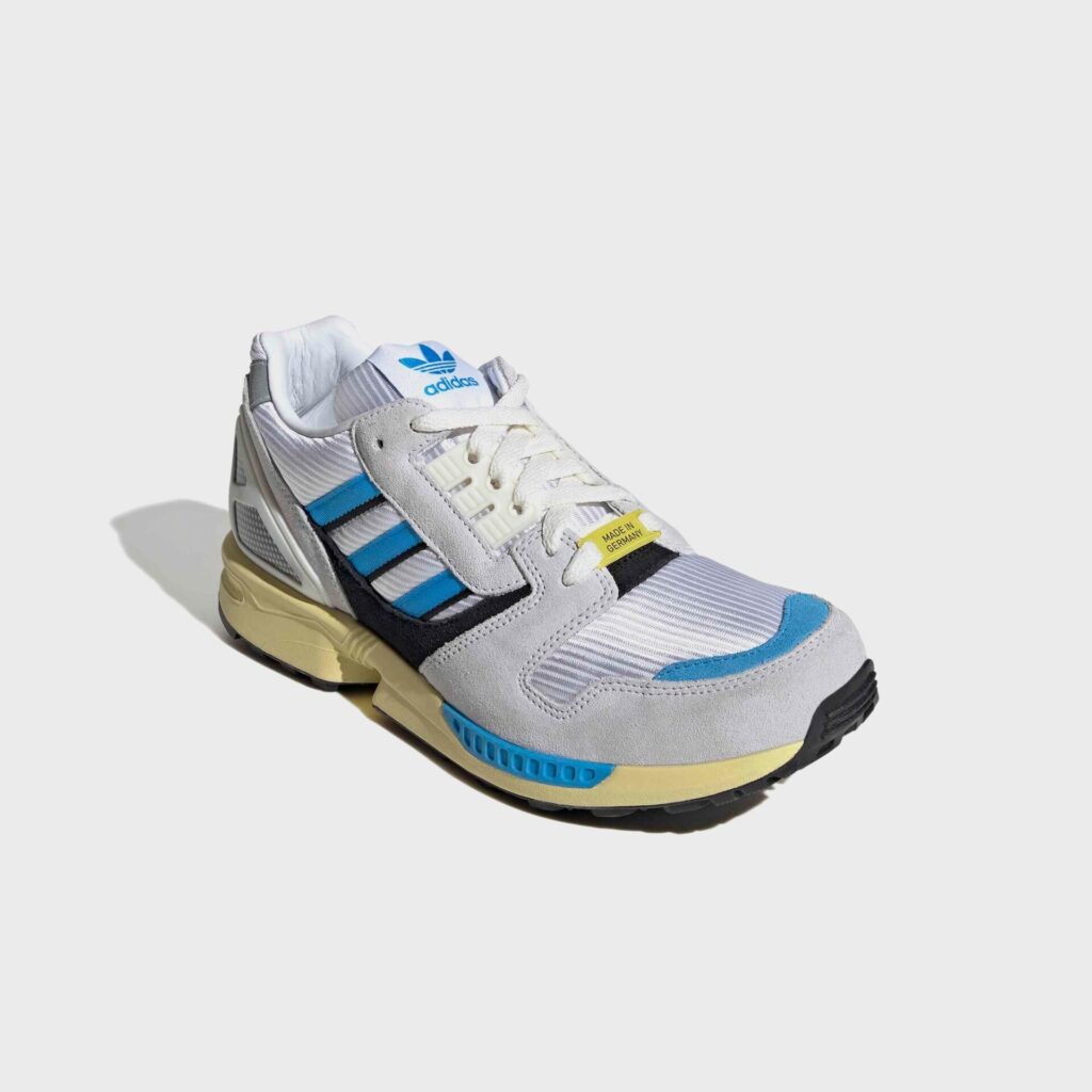 Кроссовки adidas ZX 8000 MIG - Cloud White / Lucid Aquamarine / Powder Yellow