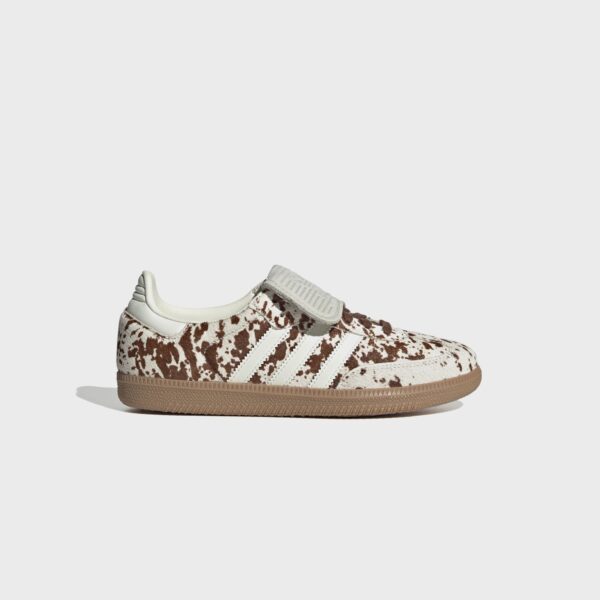 Кроссовки adidas WMNS Cow Print Samba Long Tongue - Off White / Lucid Pink / Gum