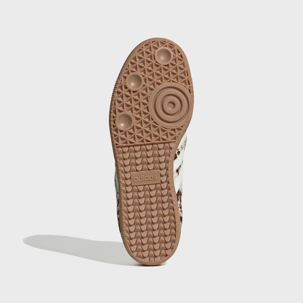 Кроссовки adidas WMNS Cow Print Samba Long Tongue - Off White / Lucid Pink / Gum