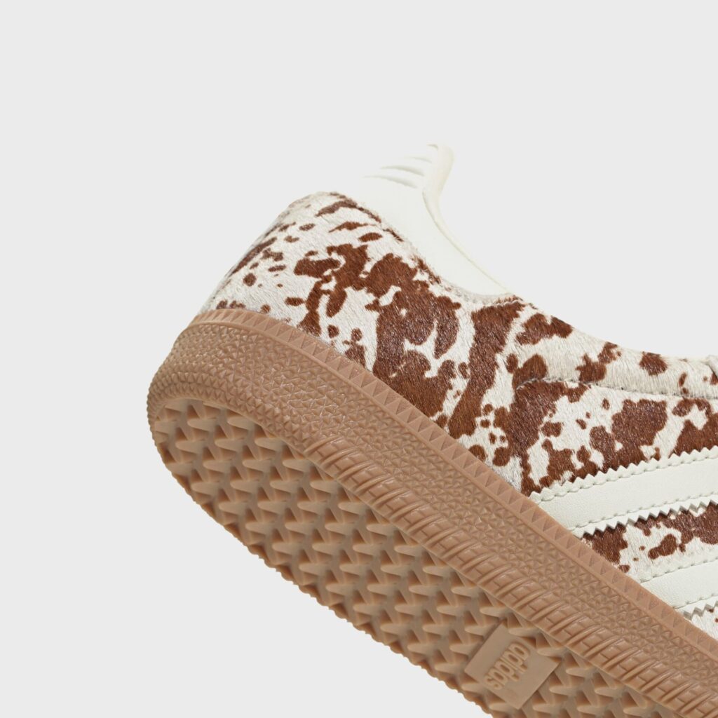Кроссовки adidas WMNS Cow Print Samba Long Tongue - Off White / Lucid Pink / Gum