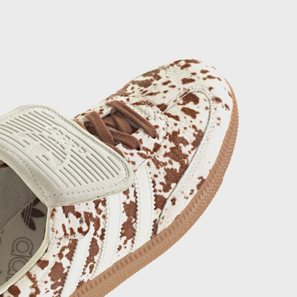 Кроссовки adidas WMNS Cow Print Samba Long Tongue - Off White / Lucid Pink / Gum