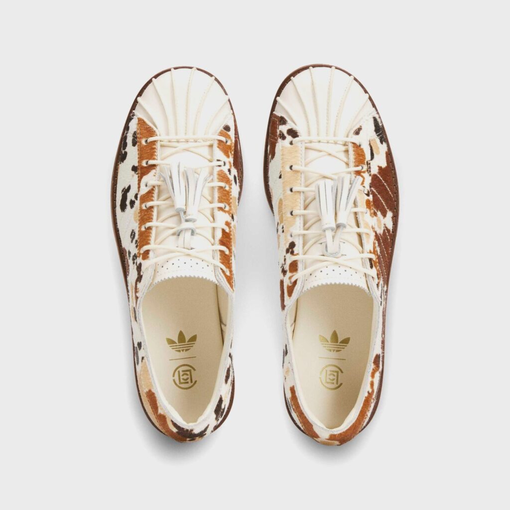 Кроссовки adidas x Edison Chen CLOT Superstar Dress - Wonder White / Preloved Brown