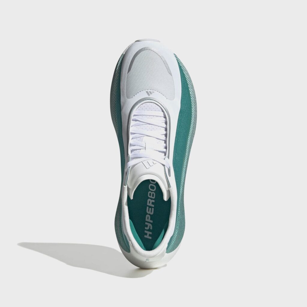 Кроссовки adidas Hyperboost Edge - Cloud White / EQT Green / Zero Metallic