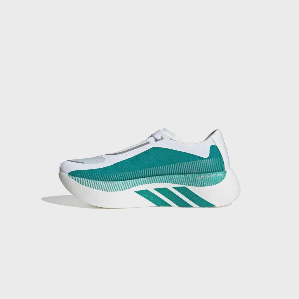 Кроссовки adidas Hyperboost Edge - Cloud White / EQT Green / Zero Metallic