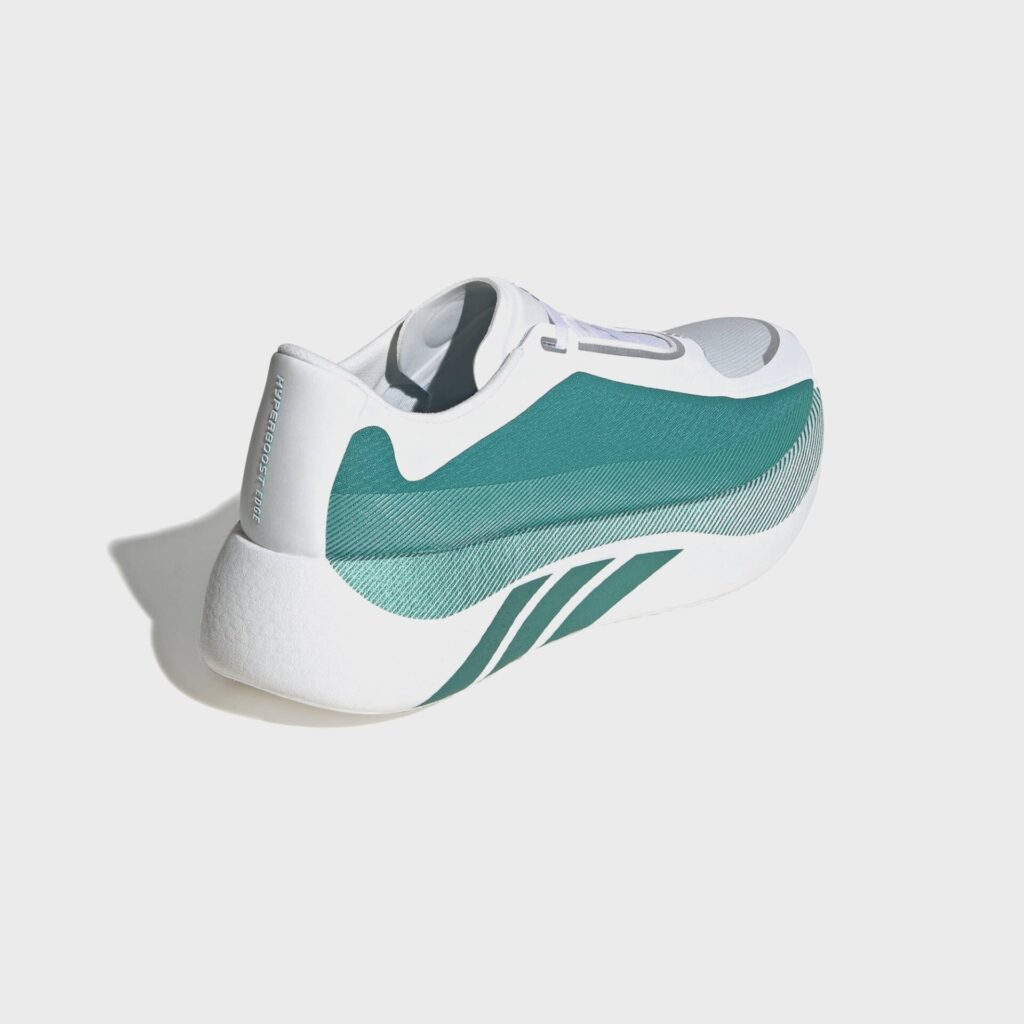 Кроссовки adidas Hyperboost Edge - Cloud White / EQT Green / Zero Metallic