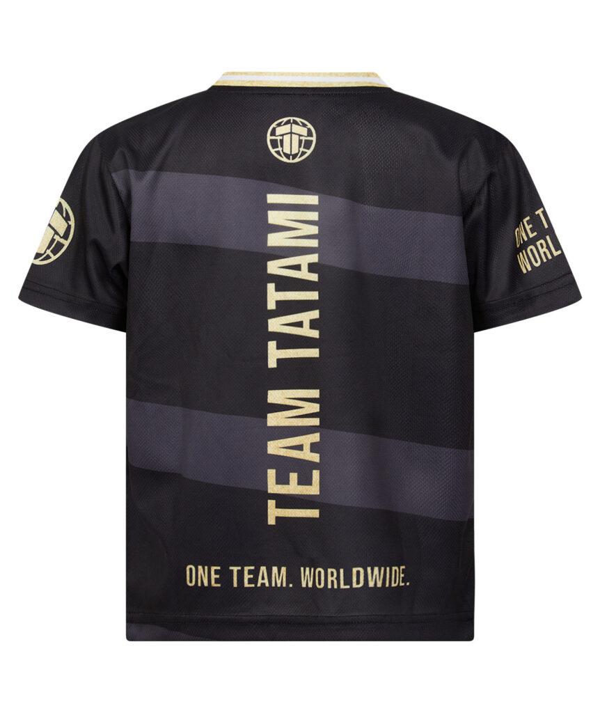 Рашгард Kids Team Tatami Mesh T-Shirt - Black & Gold