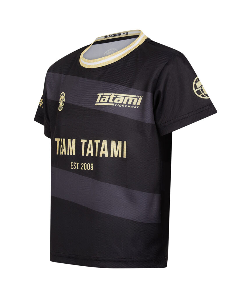 Рашгард Kids Team Tatami Mesh T-Shirt - Black & Gold