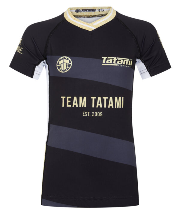 Рашгард Kids Team Tatami - Black & Gold