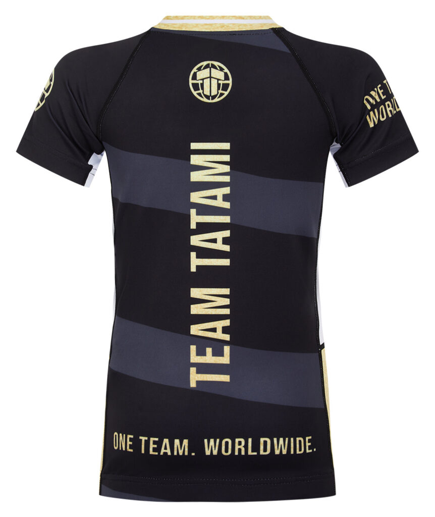 Рашгард Kids Team Tatami - Black & Gold