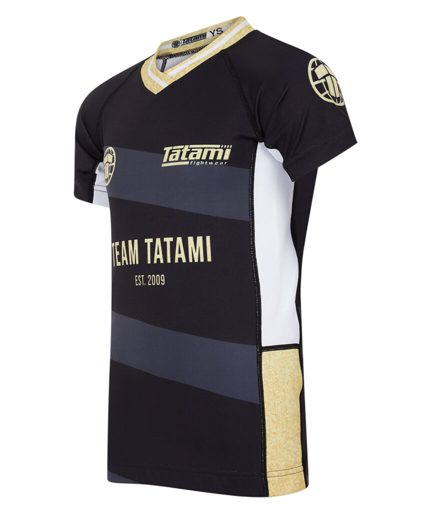Рашгард Kids Team Tatami - Black & Gold