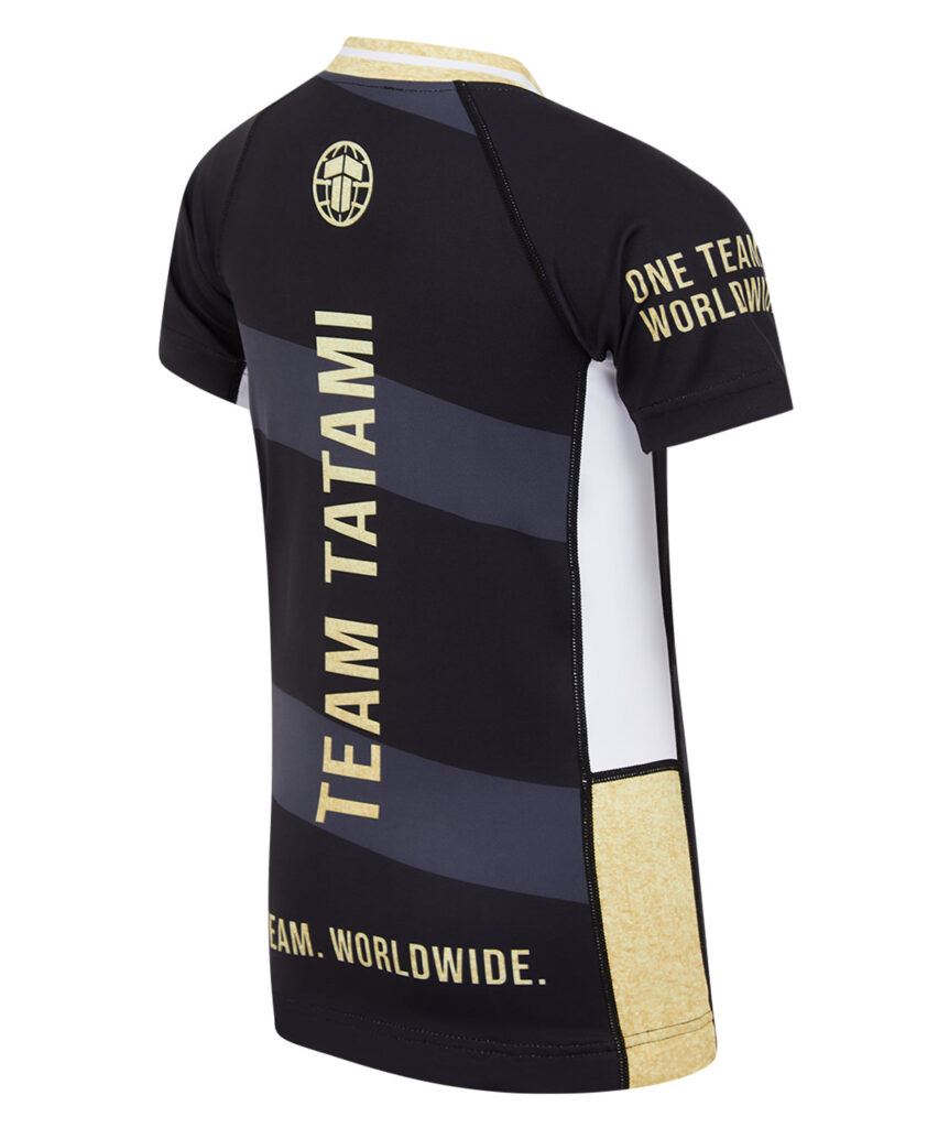 Рашгард Kids Team Tatami - Black & Gold