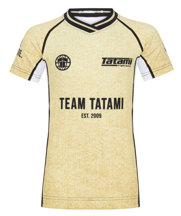 Рашгард Kids Team Tatami Short Sleeve - Gold