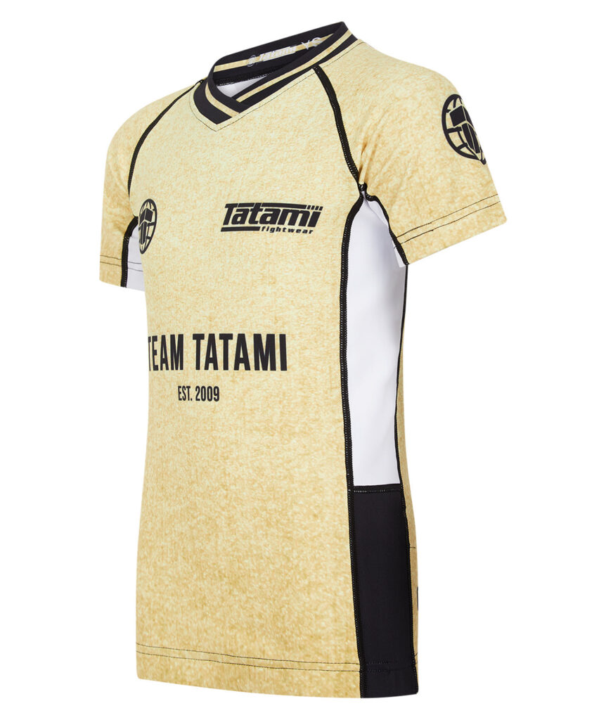 Рашгард Kids Team Tatami Short Sleeve - Gold
