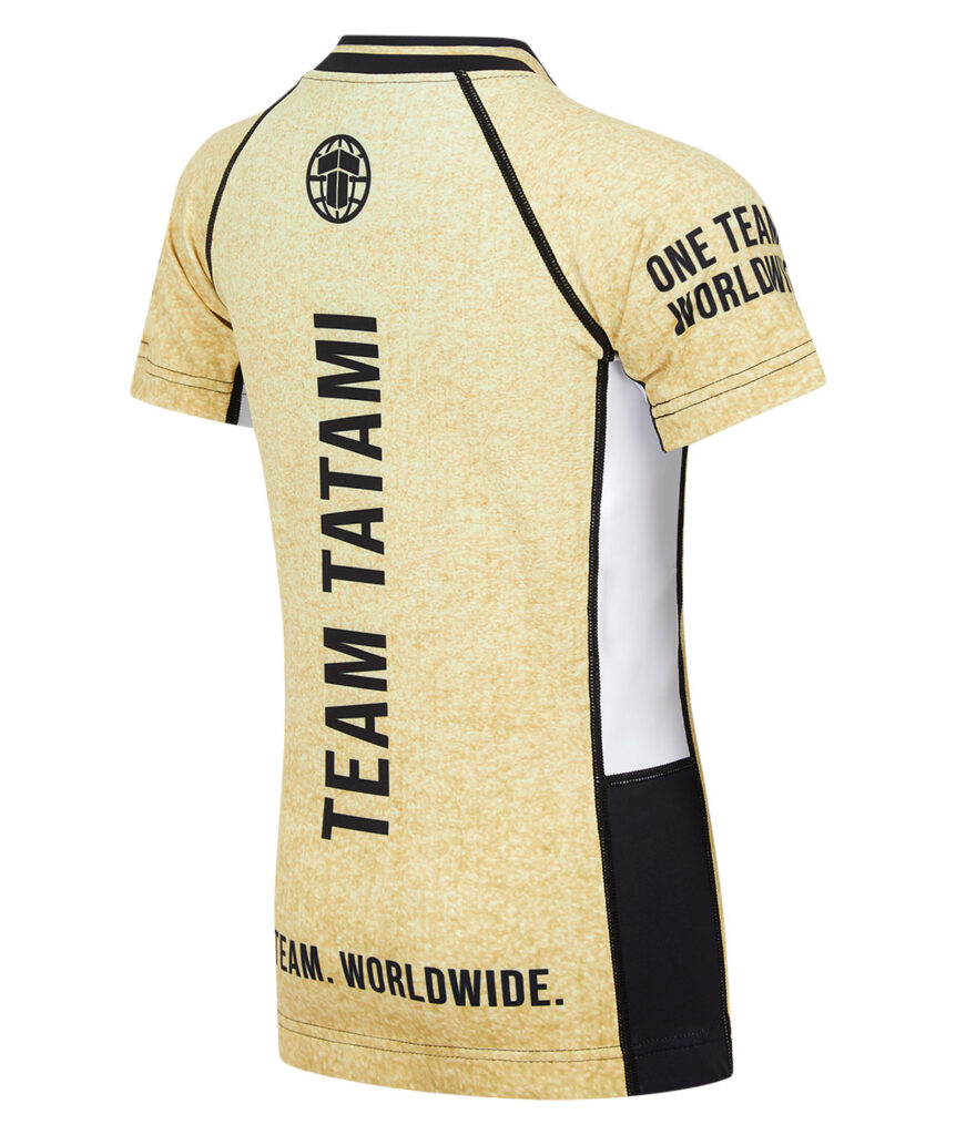 Рашгард Kids Team Tatami Short Sleeve - Gold
