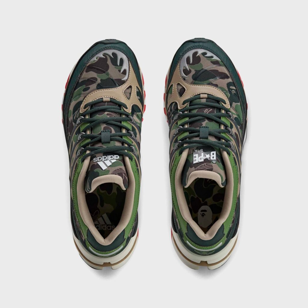 Кроссовки adidas x BAPE Adistar HRMY - Hemp / Iron Metallic / Off White