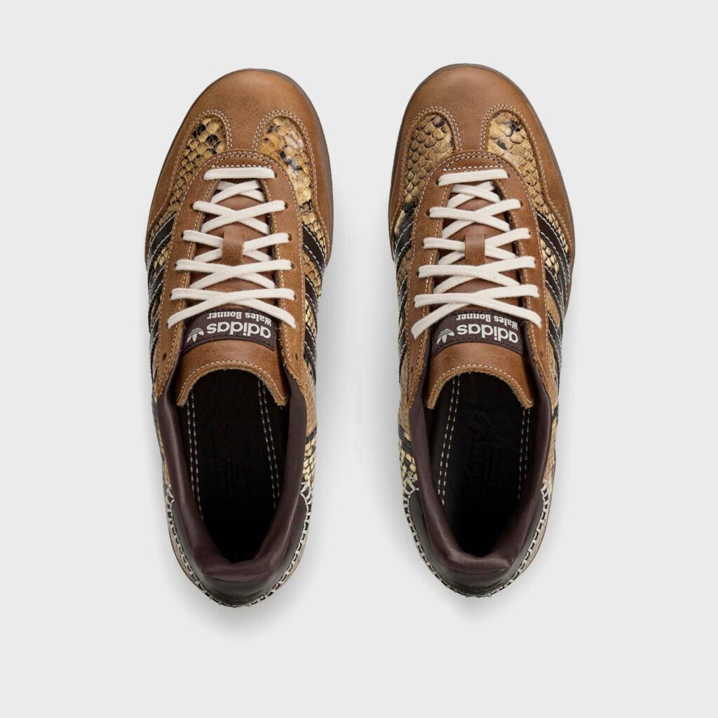 Кроссовки adidas x Wales Bonner Gazelle Snake - Dust Rust / Wonder White / Collegiate Burgundy
