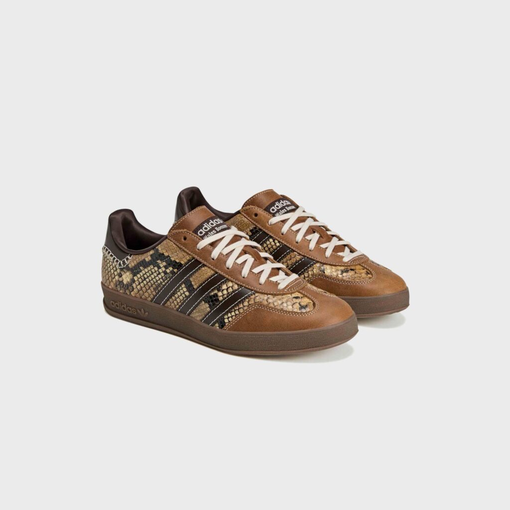 Кроссовки adidas x Wales Bonner Gazelle Snake - Dust Rust / Wonder White / Collegiate Burgundy