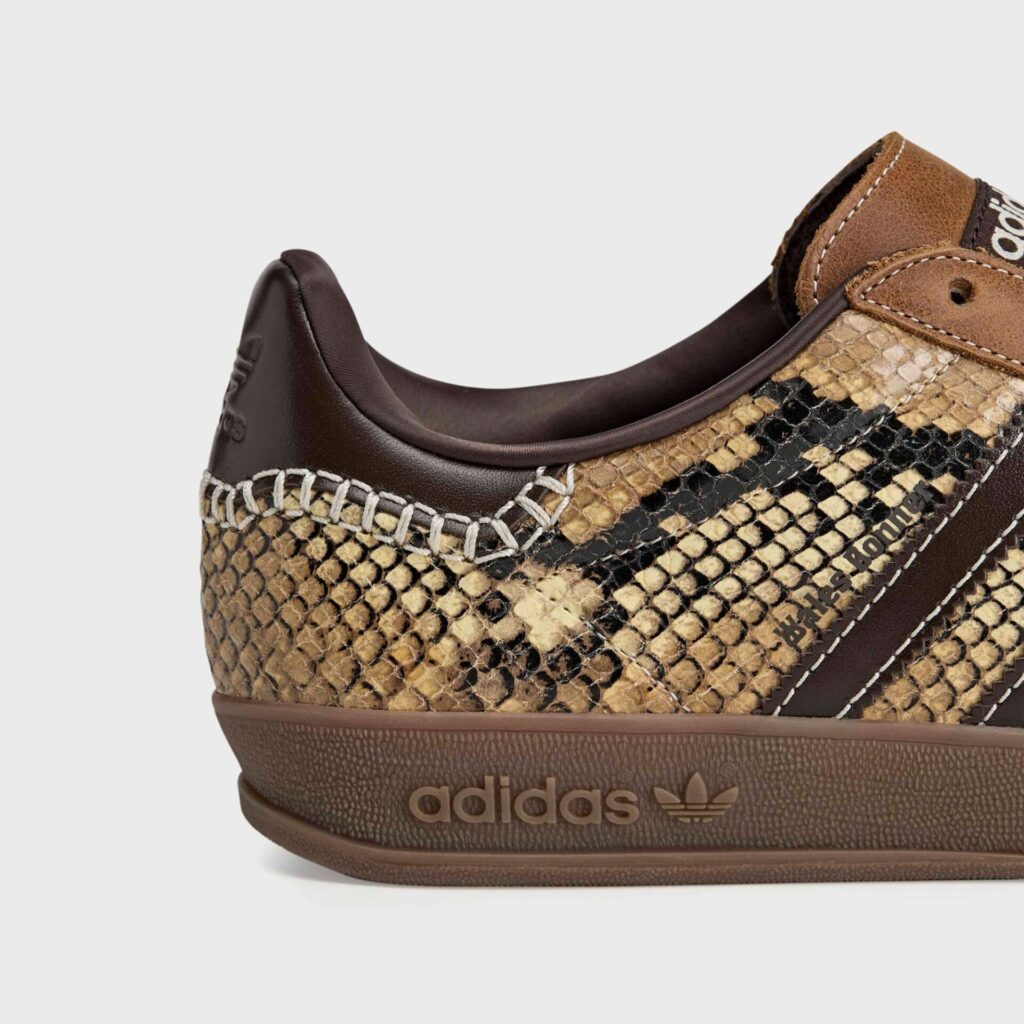 Кроссовки adidas x Wales Bonner Gazelle Snake - Dust Rust / Wonder White / Collegiate Burgundy