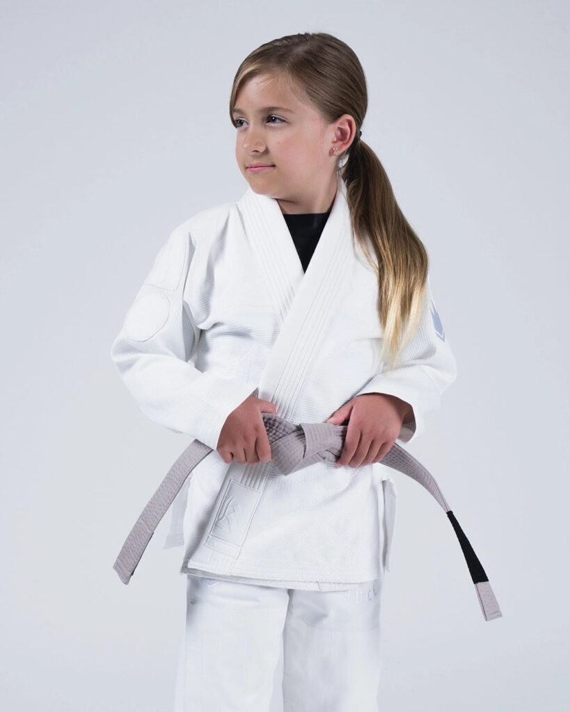Кимоно Kingz Born to Rule Youth BJJ - White