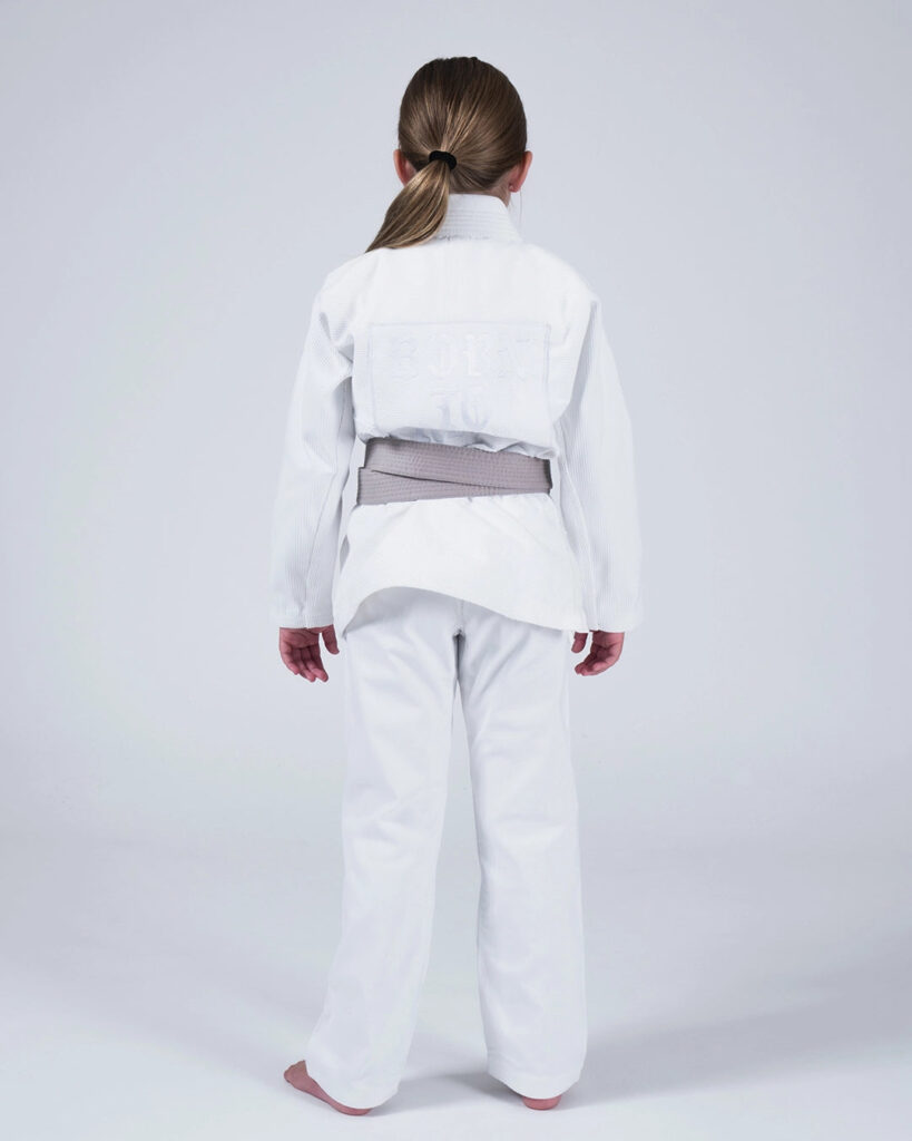 Кимоно Kingz Born to Rule Youth BJJ - White