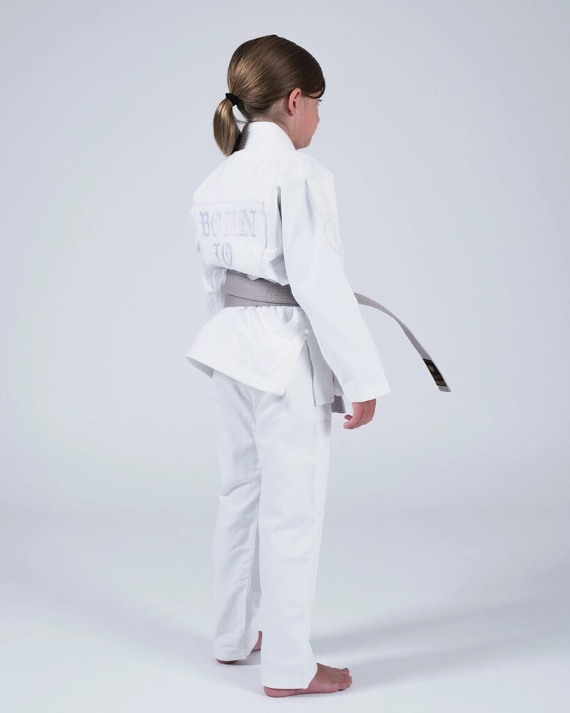 Кимоно Kingz Born to Rule Youth BJJ - White