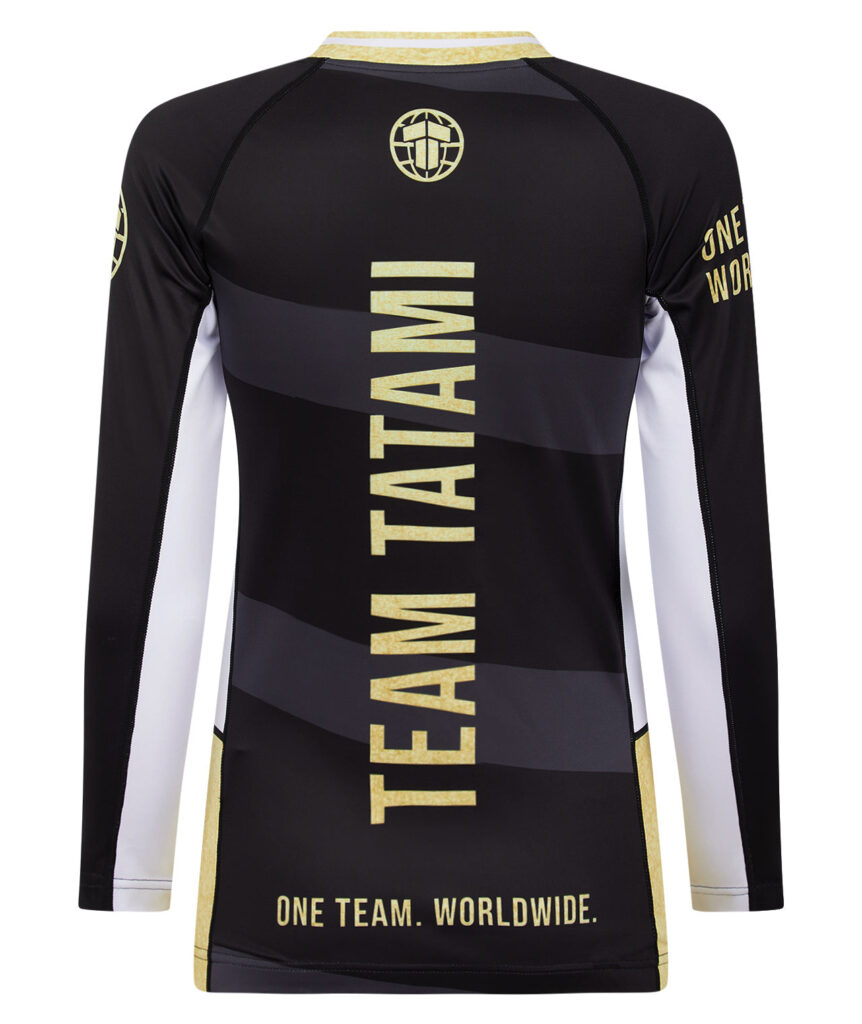 Рашгард Ladies Team Tatami Long Sleeve - Black & Gold