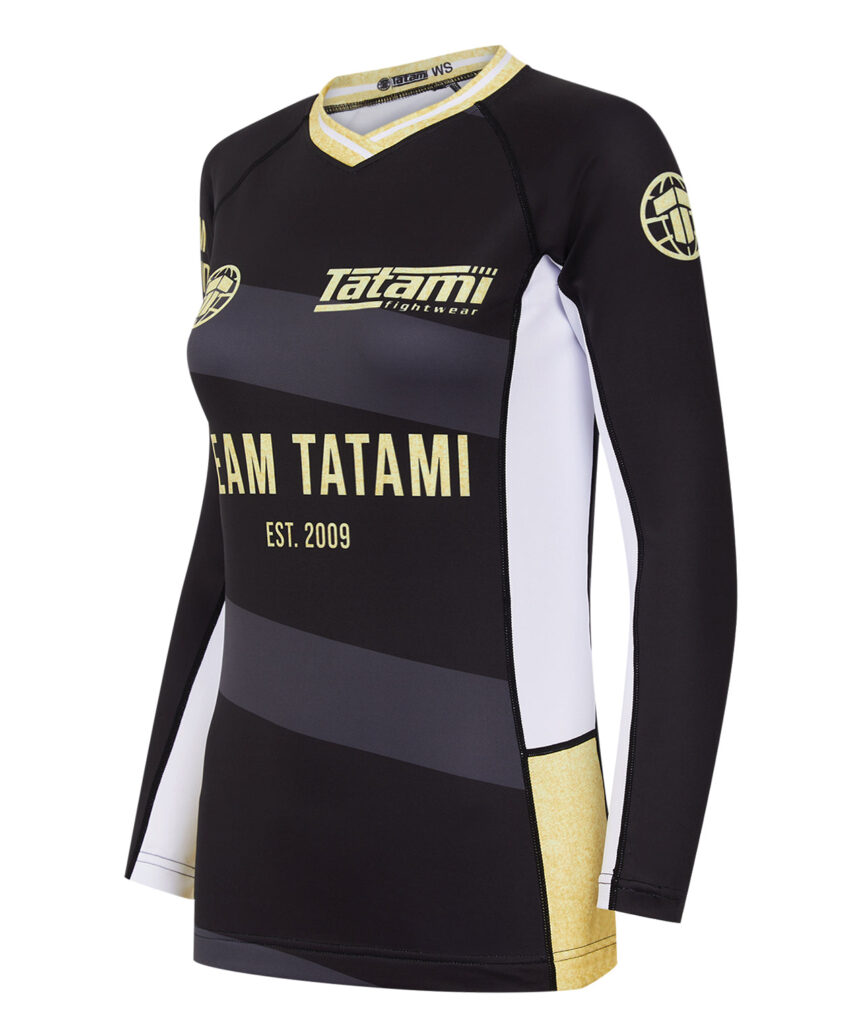 Рашгард Ladies Team Tatami Long Sleeve - Black & Gold