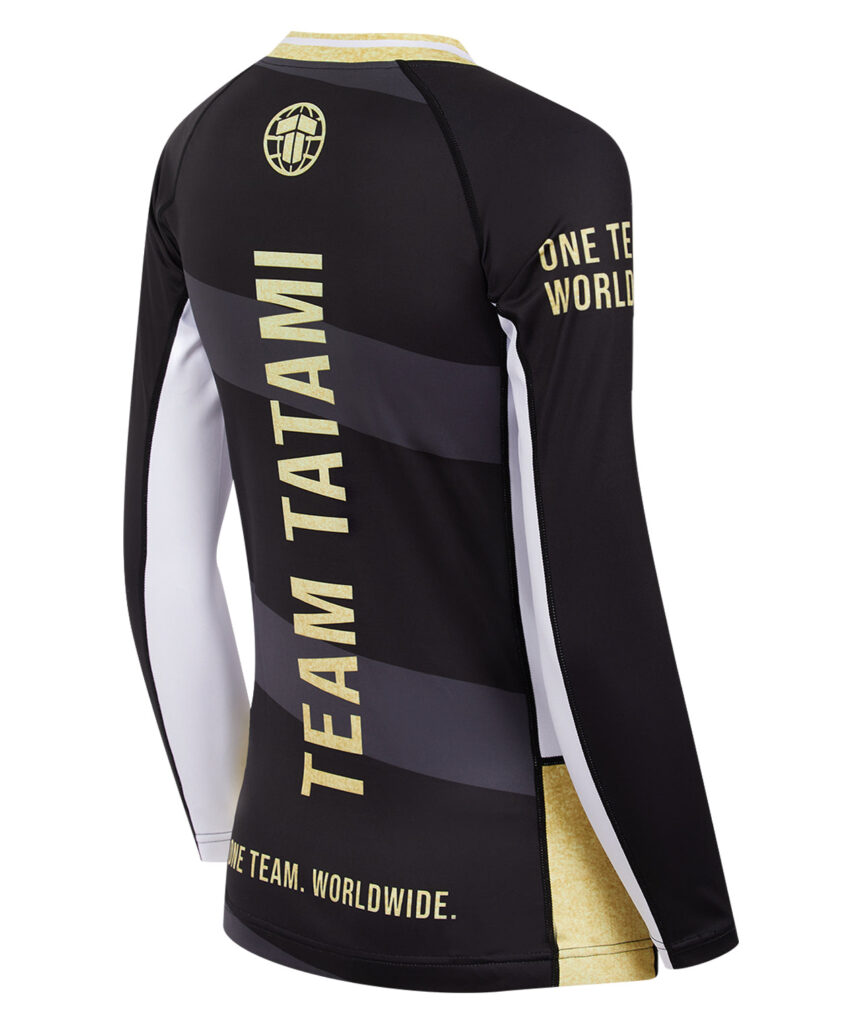 Рашгард Ladies Team Tatami Long Sleeve - Black & Gold