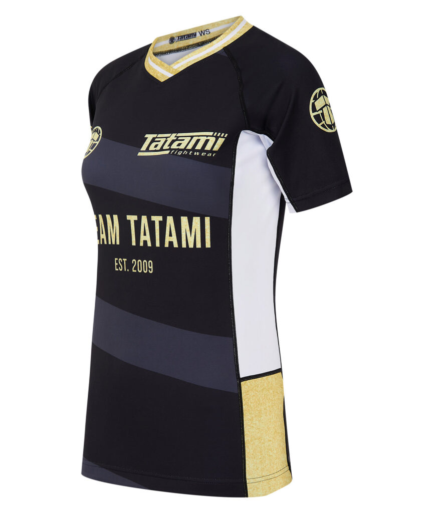 Рашгард Ladies Team Tatami Short Sleeve - Black & Gold
