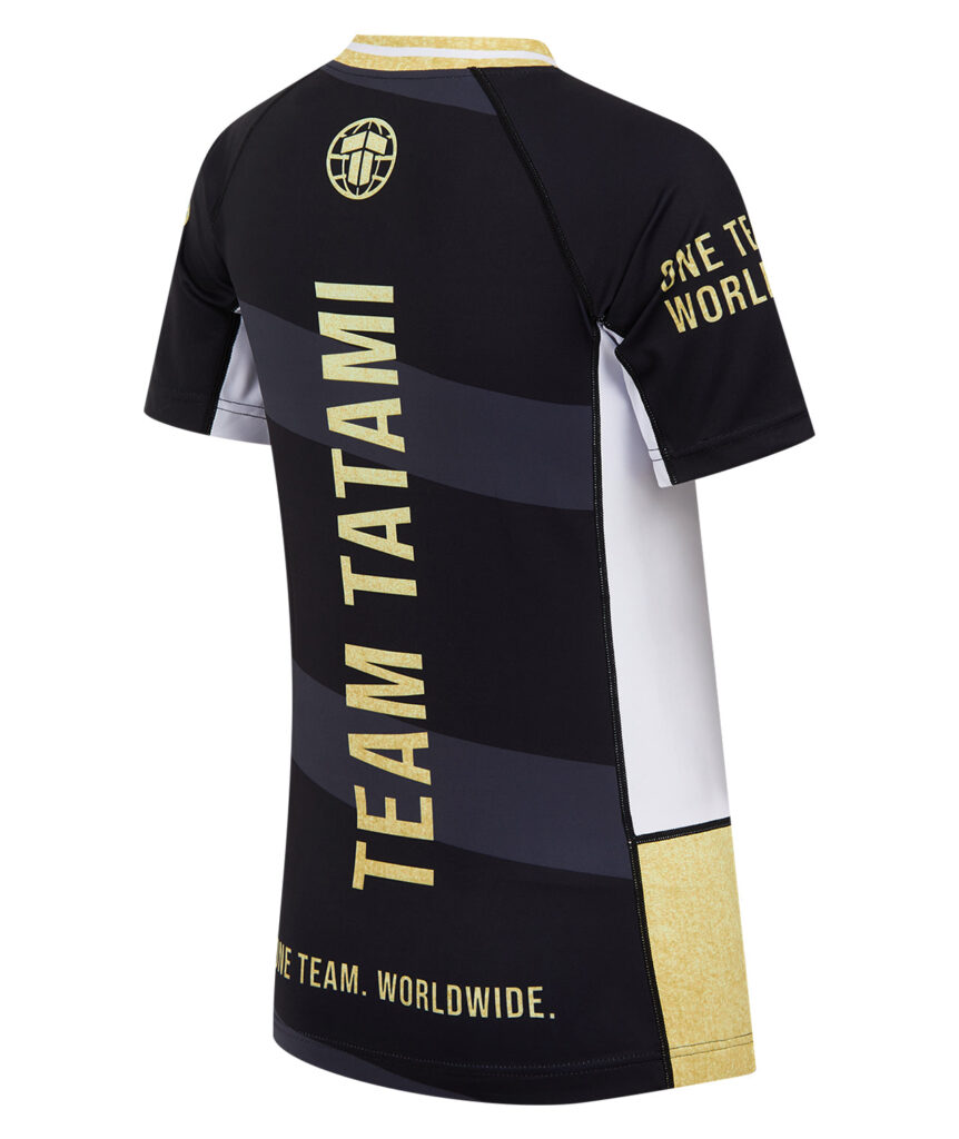 Рашгард Ladies Team Tatami Short Sleeve - Black & Gold