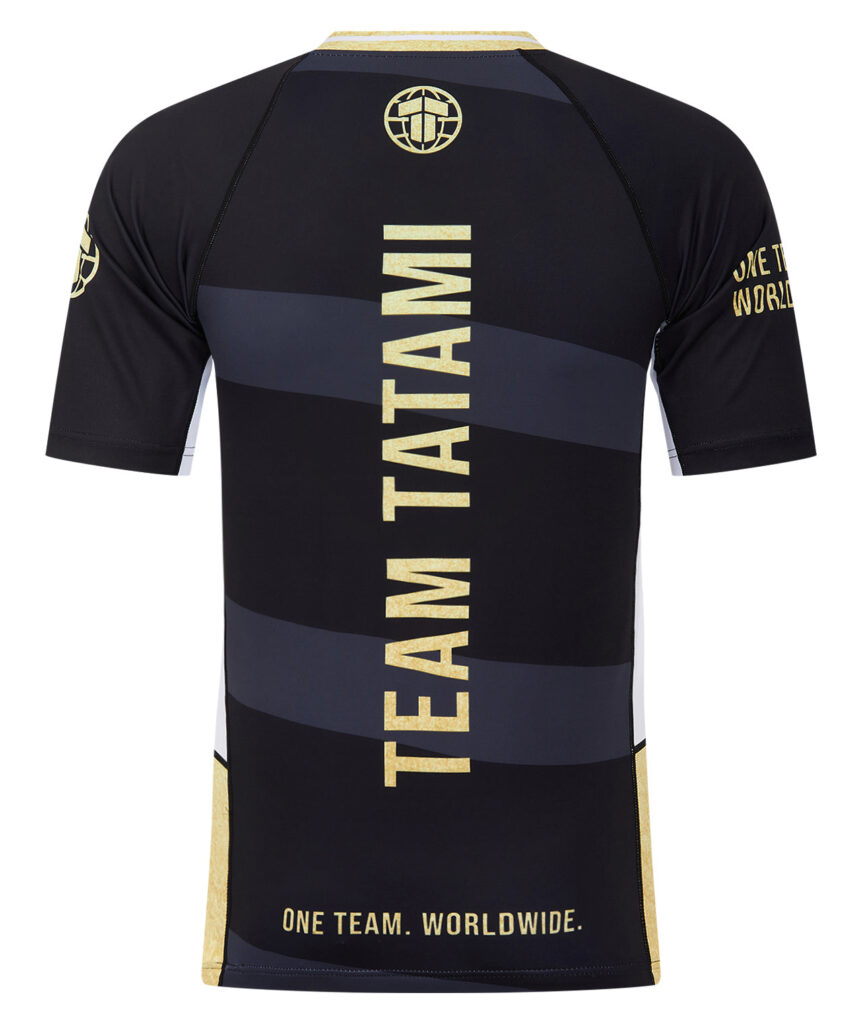 Рашгард Team Tatami Short Sleeve - Black & Gold