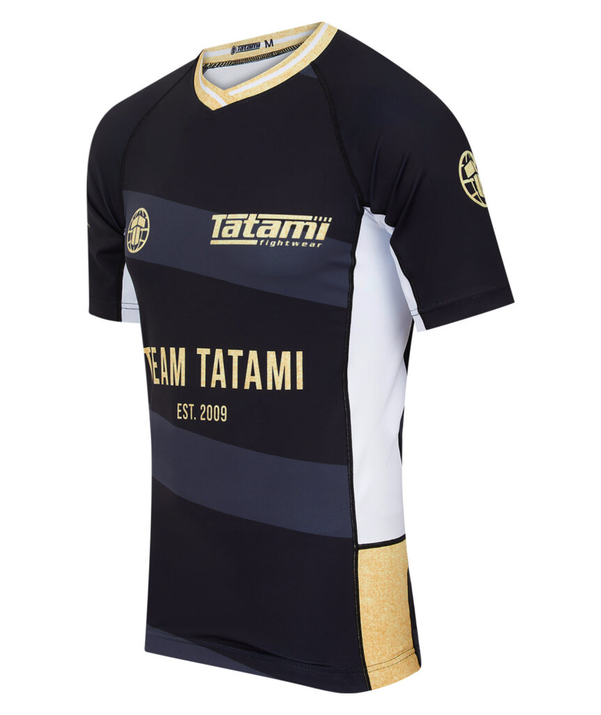 Рашгард Team Tatami Short Sleeve - Black & Gold
