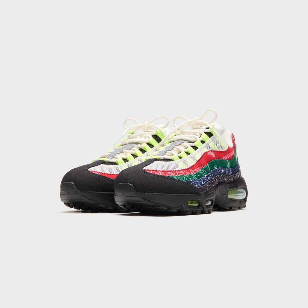 Кроссовки Nike Air Max 95 - Volt / University Red
