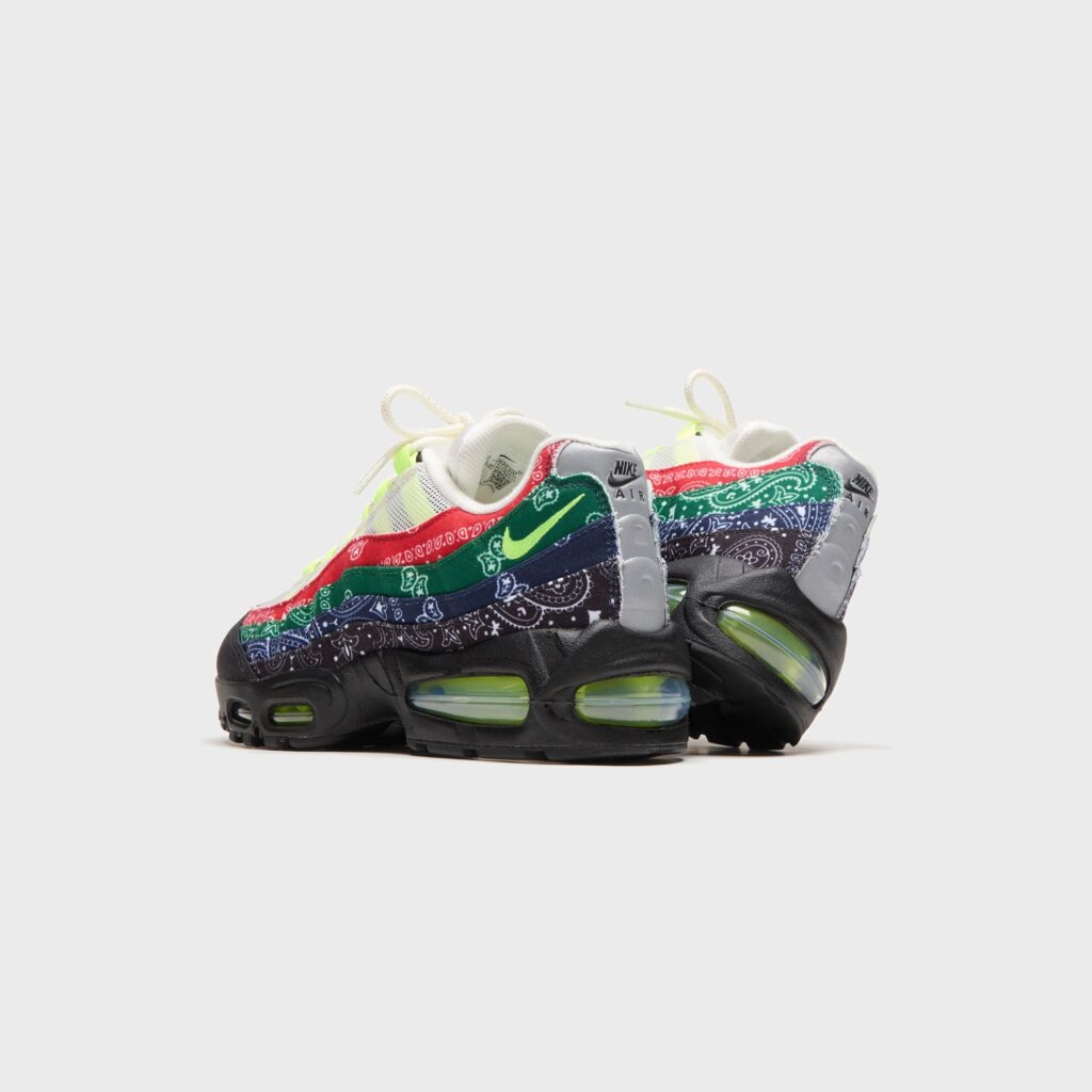 Кроссовки Nike Air Max 95 - Volt / University Red