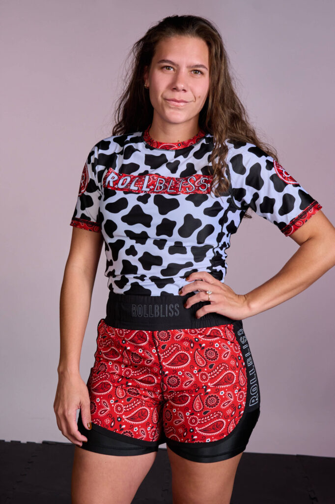 Rollbiss Рашгард Black Cow Print BJJ