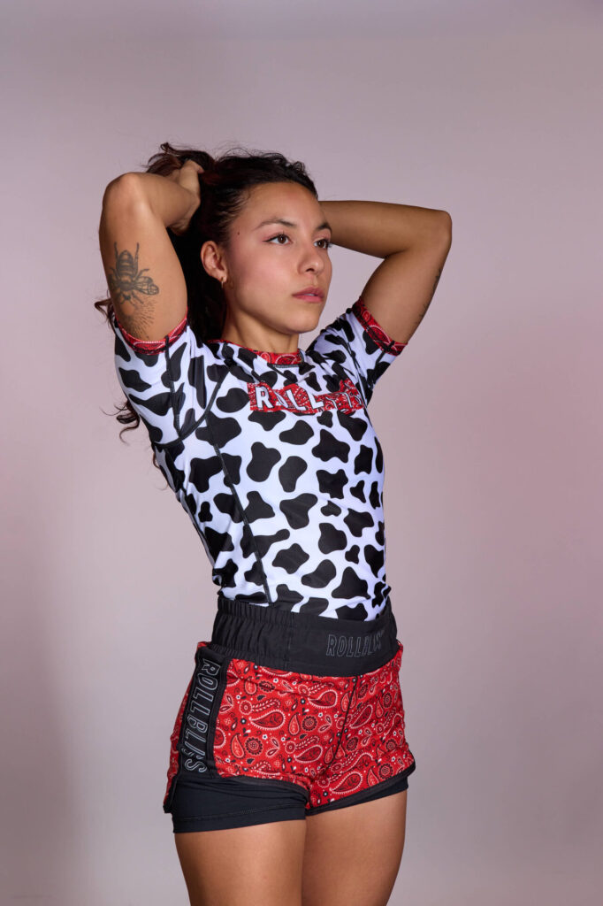 Rollbiss Рашгард Black Cow Print BJJ