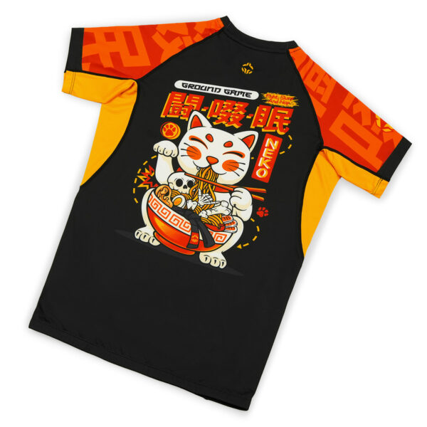 Ground Game Рашгард Ramen Cat Короткий рукав