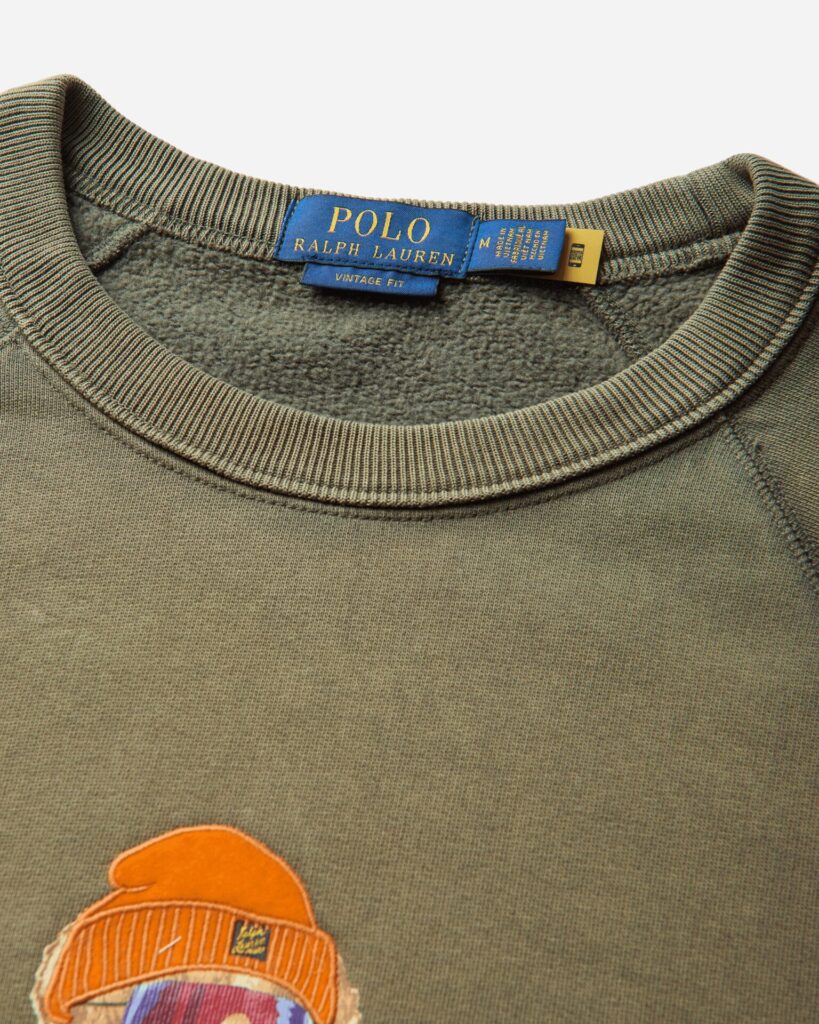 Polo Ralph Lauren Свитшот Men's Polo Bear Fleece Cruise Olive
