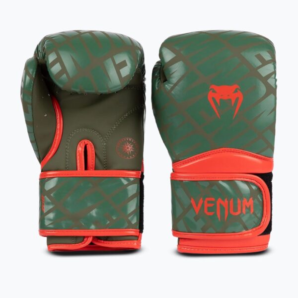 Детские боксёрские перчатки Venum Contender 1.5 XT Kids army green