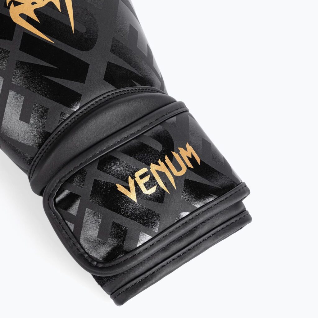 Детские боксёрские перчатки Venum Contender 1.5 XT Kids black/gold