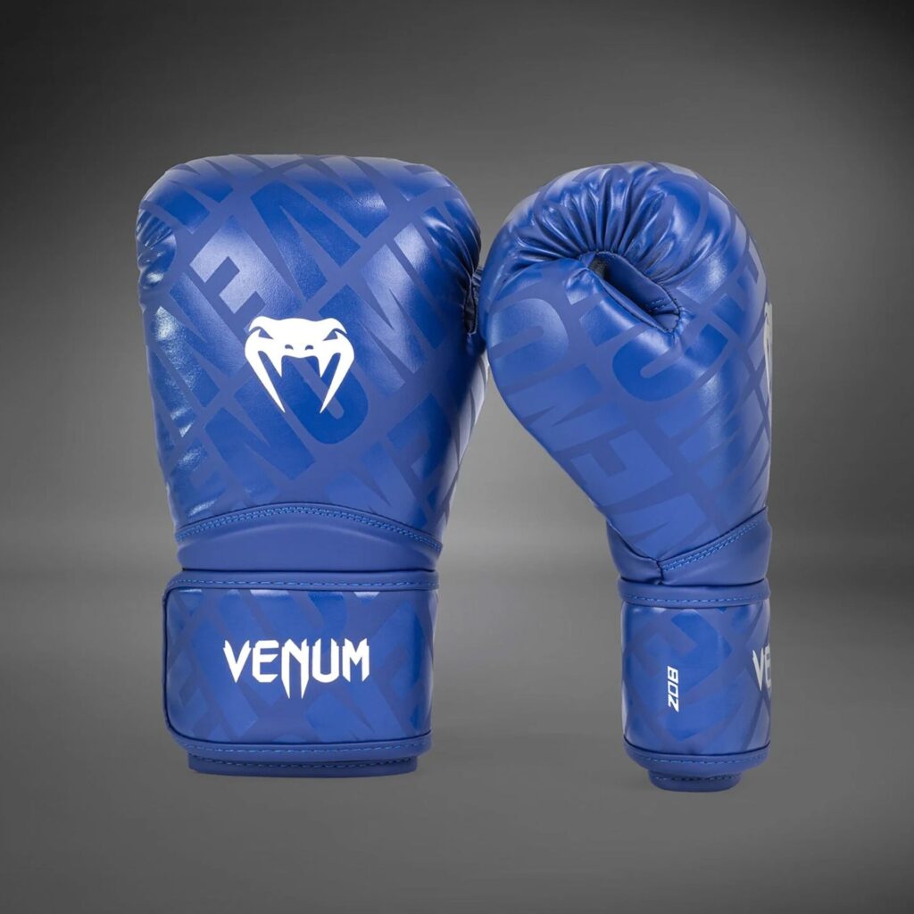 Детские боксёрские перчатки Venum Contender 1.5 XT Kids blue