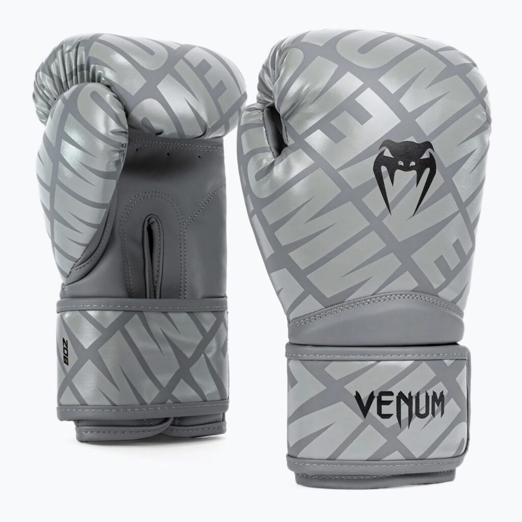 Детские боксёрские перчатки Venum Contender 1.5 XT Kids graphite/black