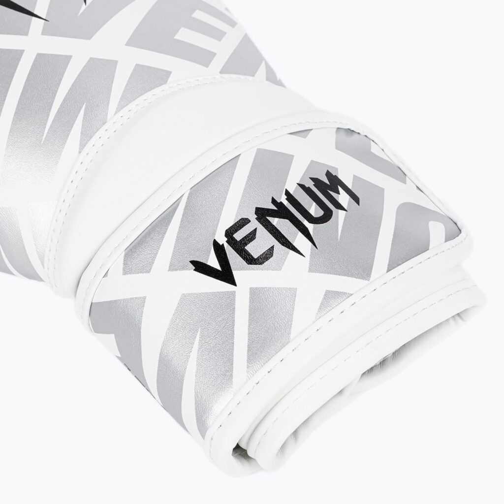 Детские боксёрские перчатки Venum Contender 1.5 XT Kids white/silver