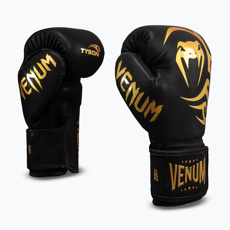 Перчатки Venum Mike Tyson Replica Boxing s - Black/Gold