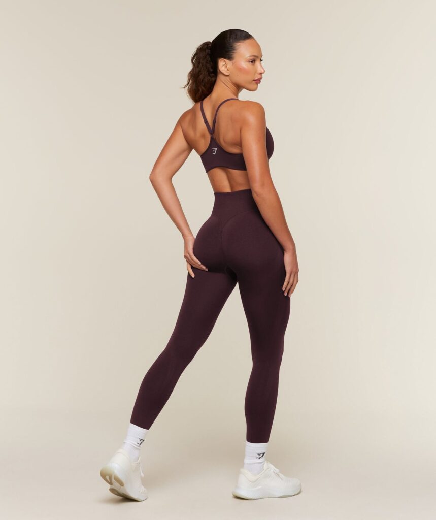 Леггинсы Gymshark Relay Seamless High-Rise - Cherry Purple
