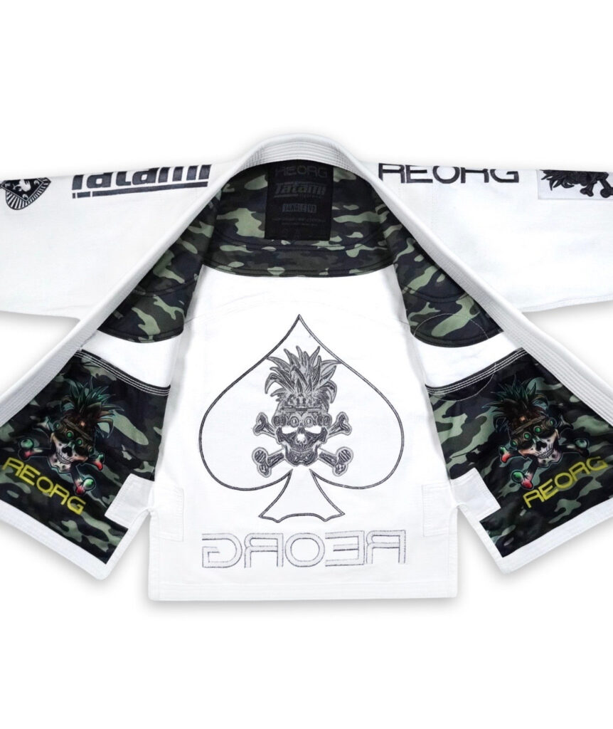 Tatami Кимоно Ladies Reorg Jungle V2 - White