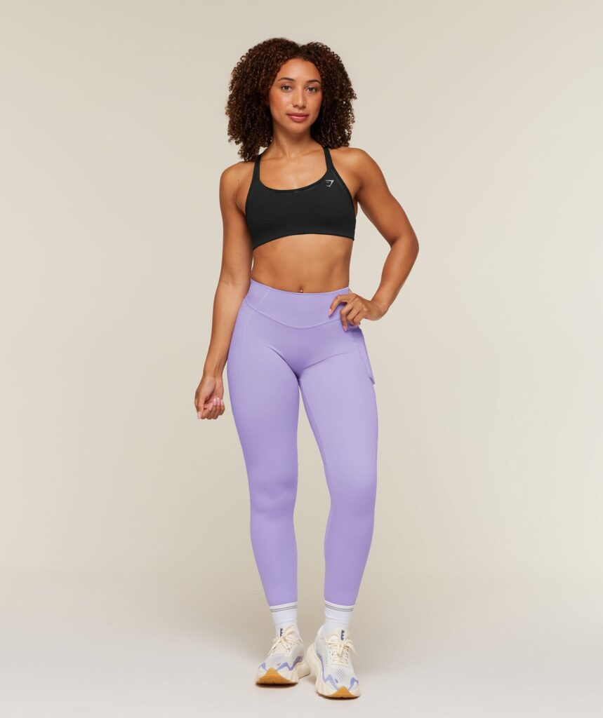 Леггинсы Gymshark Running Pocket - Pace Purple