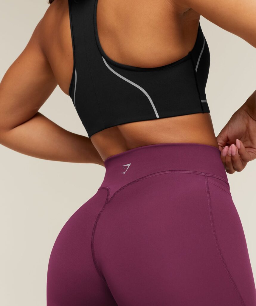 Леггинсы Gymshark Running Pocket - Strength Pink